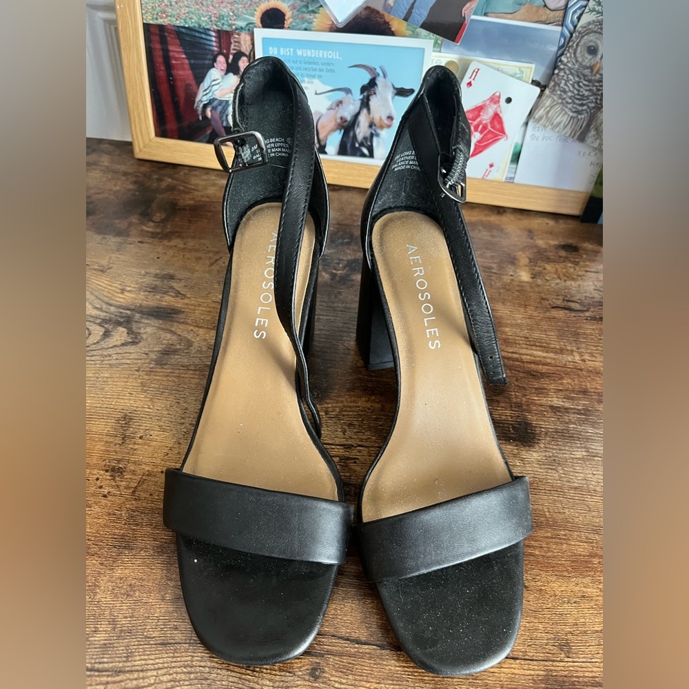 Aerosoles size 8 leather heels! Brand new, never worn outside. Retails for 100